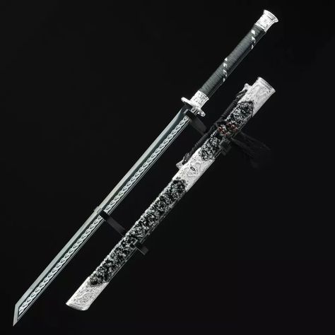 Japanese Samurai Swords, What Is My Purpose, Black And Gold Watch, Straight Blade, My Purpose, Fate Stay Night Anime, Japanese Samurai, Cool Swords, Arm Armor