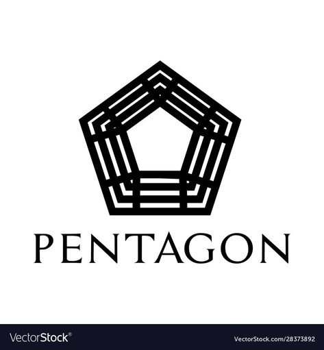 Pentagon Building, Pentagon Logo, Building Logo, Logo With A, Design Printable, Car Logo, Car Logos, Atari Logo, Icon Illustration