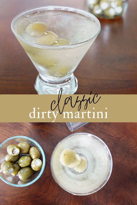 A tried and true dirty martini recipe that my family loves. This dirty vodka martini recipe makes is made with a garlic olive brine and garnished with blue cheese olives. It's the best martini you'll ever have! #ElleTalk #Cocktails #Vodka #Martini #CocktailRecipe Dirty Vodka Martini Recipe, Best Dirty Martini, Best Dirty Martini Recipe, Blue Cheese Olives, Dirty Martini Vodka, Vodka Martini Recipe, Best Martini, Best Martini Recipes, Dirty Martini Recipe