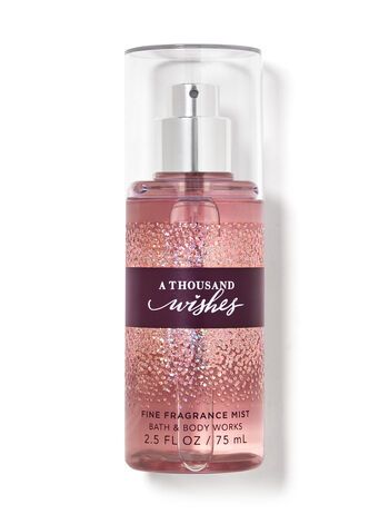 A Thousand Wishes Travel Size Fine Fragrance Mist | Bath & Body Works Thousand Wishes Bath Body Works, Koleksi Makeup, Pink Prosecco, A Thousand Wishes, Birkenstock Boston Shearling, Boston Shearling, You're The One, Bath And Body Works Perfume, Fine Fragrance Mist