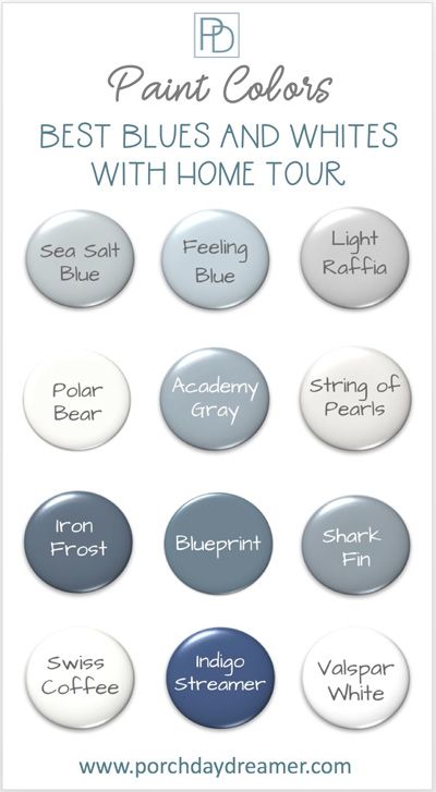 Iron Frost Paint Color, Light Blue White Paint Colors, Pearl Paint Colors For Walls, Blue Toned White Paint Colors, Blue Walls White Furniture, Blue Undertone White Paint, Almost White Blue Paint, White Paint Blue Undertone, Blue Painted Walls Bedroom