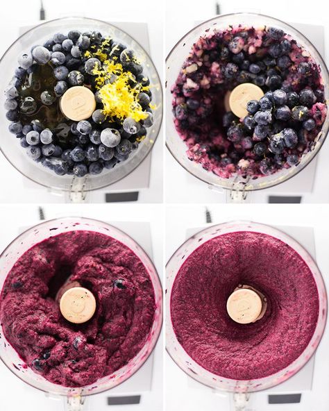 Sorbet Dessert, Blueberry Sorbet, Nice Cream Recipe, Sorbet Ice Cream, Sorbet Recipes, Healthy Ice Cream, Healthy Treat, Blueberry Recipes, Vegan Ice Cream