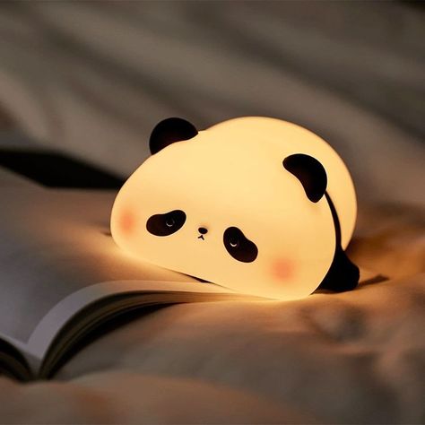 Sleeping Panda, Animal Lamp, Cute Night Lights, Tactile Stimulation, Boy Girl Room, Kids Part, Nursery Night Light, Panda Gifts, Night Light Kids