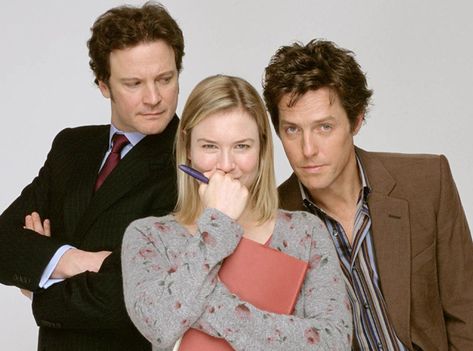 Choosing Between Two Guys, Bridget Jones Movies, Good Funny Movies, Bridget Jones Baby, Good Comedy Movies, Bridget Jones Diary, Y2k Girl, Renee Zellweger, Hugh Grant