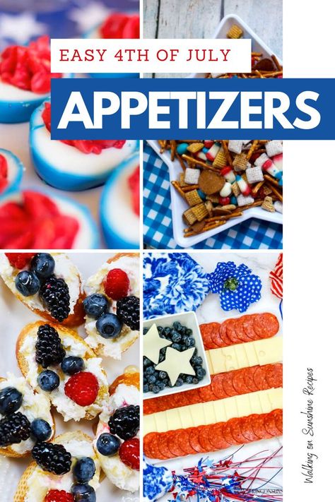 Fourth Of July Skewers, 4thof July Appetizers, 4th Of July Food Appetizers, Patriotic Appetizers, 4th Of July Appetizers, Patriotic Snacks, July Appetizers, Fourth Of July Bbq, 4th July Food