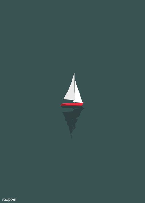 Boat Graphic Design, Sailing Wallpaper, Sailing Boat Illustration, Sailing Illustration, Sailboat Illustration, Summer Time Beach, Photo Book Cover, Boat Vector, Boat Illustration