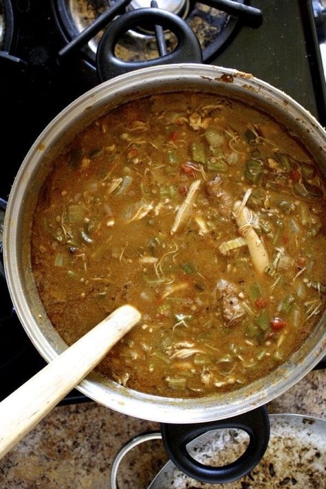 Spicy Gumbo Recipe, Spicy Gumbo, Sauteed Okra, Louisiana Chicken, Creole Dishes, Okra Gumbo, Creole Food, Chicken Gumbo, Woks Of Life