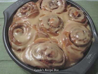 Amish Cinnamon Rolls, Soy Fish, Homemade Mashed Potatoes, Apple Cinnamon Rolls, With Mashed Potatoes, Caramel Frosting, Leftover Mashed Potatoes, Cinnamon Butter, Tasty Kitchen