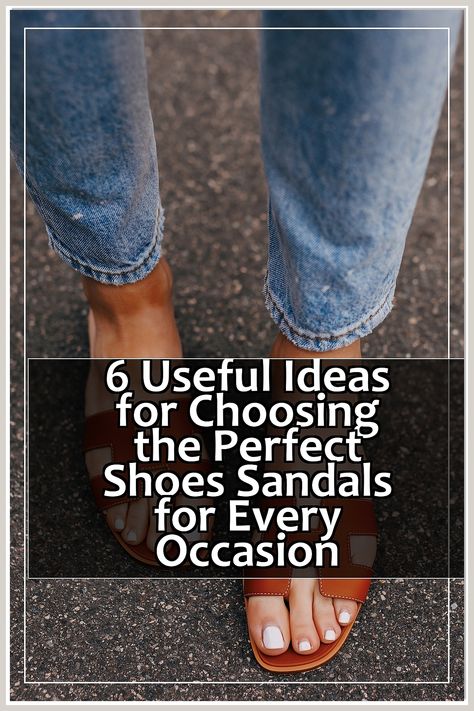 Discover the ultimate guide to selecting the perfect shoes sandals for any occasion with our 6 useful ideas. Whether you're dressing up for a summer wedding or keeping it casual for a day at the beach, our tips will help you find the ideal pair that combines style and comfort. Elevate your footwear game and step confidently into every event with the right shoes sandals that fit your unique style and needs. Women Shoes Sandals, Useful Ideas, A Day At The Beach, Perfect Shoes, Day At The Beach, Flat Sandals, Dressing Up, Women's Shoes Sandals, Summer Wedding