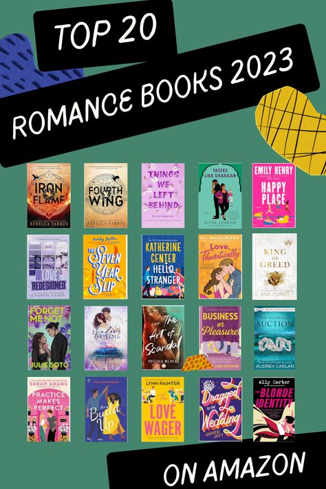 TOP 20 ROMANCE BOOKS 2023 on Amazon Romance Books 2023, Romance Books To Read, Book 2023, Books 2023, Top 20, Romance Books, To Read, Books To Read, Romance