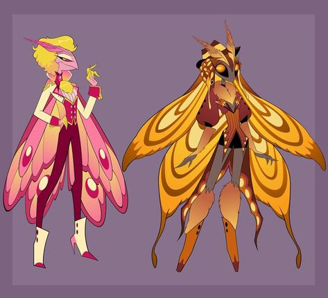 Oc Adopts, Moth Oc, Maple Moth, Rosy Maple Moth, Cute Moth, Mew And Mewtwo, Adopt Idea, Moth Art, Cute Fantasy Creatures