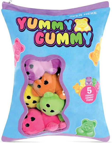 iscream Play with Your Food! Yummy Gummies Strawberry Scented Fleece Play Pillow Set with Embroidered Accents Fleece Bag, Food Plushies, Yummy World, Gummy Bear Candy, Fleece Pillow, Cute Squishies, Bear Pillow, Cute Plushies, Teddy Bear Pattern