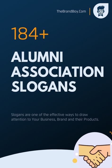 181+ Mindblowing Alumni Association Slogans - TheBrandBoy.com Alumni Events Ideas, Alumni Quotes, Alumni Event Ideas, Alumni Homecoming, Party Slogans, Social Awareness Campaign, Alumni Reunion, Alumni Events, Association Logo