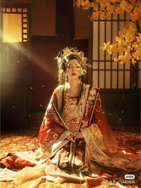 Chinese Cultural Dress, Royalty Clothing, Ethereal Photography, Goddess Aesthetic, Ruyi's Royal Love In The Palace, Geisha Art, Royalty Aesthetic, Figure Reference, Blossoms Art