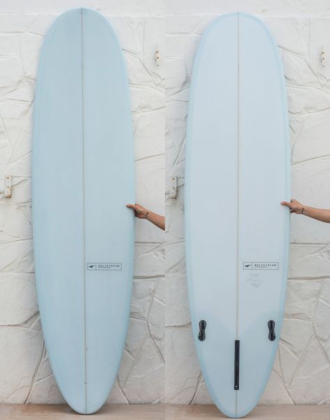 Mid Length | Surfboards | By Gulfstream Surfboards Blue Surfboard Aesthetic, Blue Surfboard, Surf Cottage, Carpet Powder, Florida Bedroom, Fish Surfboard, Surfboard Decor, House Beach, Blue Carpet