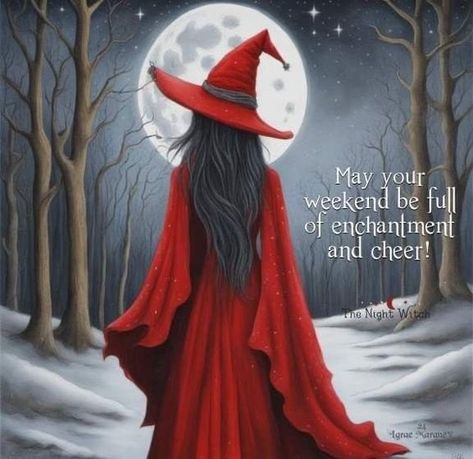 Witch Gif, Feel Good Pictures, Yule Celebration, Facts About Halloween, Winter Witch, Weekend Images, Night Witches, Witch Pictures, Witch Quotes