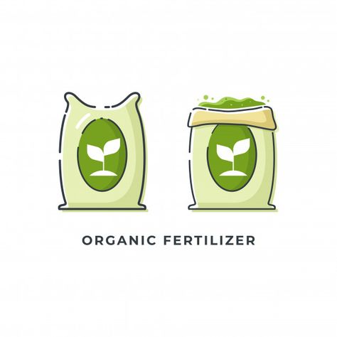 Organic fertilizer icons illustrations | Premium Vector #Freepik #vector #logo #leaf #nature #farm Fertilizer Package Design, Fertilizer Bottle Label Design, Fertilizer Illustration, Liquid Fertilizer Packaging Design, Poster Sampah Organik Dan Anorganik, Smart Agriculture, Drawing Kids, Real Estate Sign Design, Planting For Kids