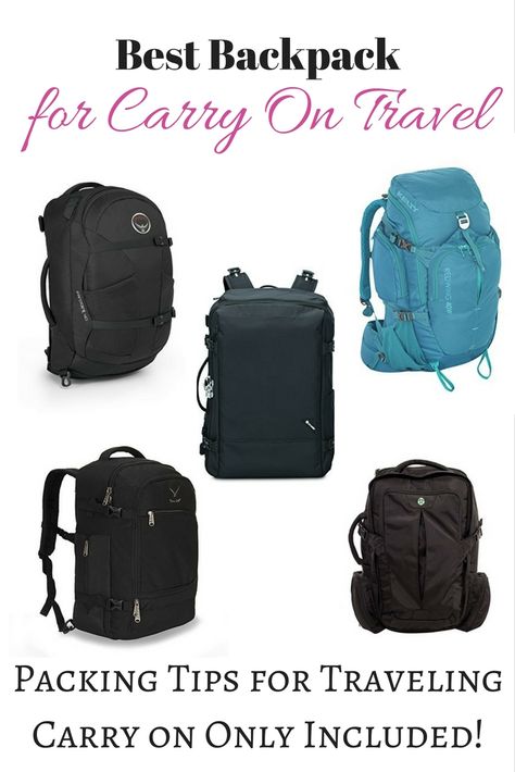 Best Carry On Backpack 2017: The Best 40L Backpack for Travel Best Carry On Backpack, Backpack For Traveling, 40l Backpack, Travel Backpack Carry On, Backpack For Travel, Travelling Tips, Carry On Backpack, Ireland Trip, Travel Things