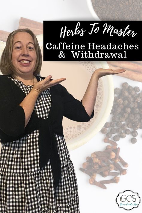 Herbs for Mastering Caffeine Withdrawal & Coffee Headaches Caffeine Headache Relief, Caffeine Withdrawal Remedies, Withdrawal Remedies, Quit Soda, Quit Coffee, Caffeine Withdrawal, Daniel Fast, Headache Relief, Headache