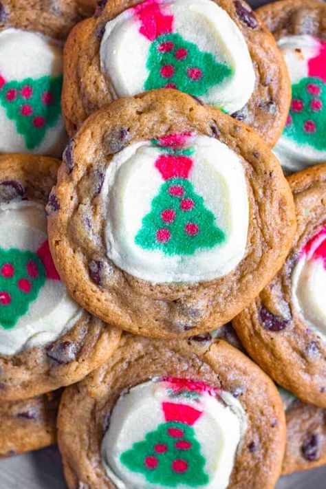 Ashley Anne Pillsbury Christmas Cookies, Gingerbread Cookie Dough, Toll House Chocolate Chip, Holiday Sugar Cookies, Peanut Butter Cookie Dough, Festive Desserts, Christmas Cookies Easy, Holiday Snacks, Sugar Cookie Dough