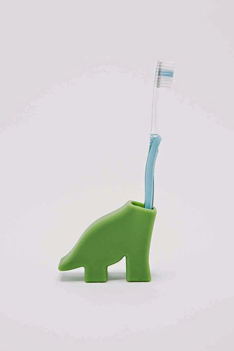 Dinosaur Toothbrush Holder, Pottery Toothbrush Holder, Ceramic Toothbrush Holder, Tooth Brush, Dinosaur Decor, Inspiring Spaces, Clay Creations, Cool Items