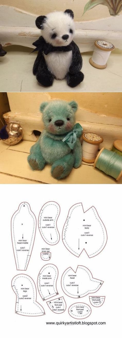 Diy Teddy Bear, Bear Patterns Free, Teddy Bear Sewing Pattern, Cute Sewing Projects, Crafts Sewing Patterns, Animal Sewing Patterns, Sewing Stuffed Animals, Plushie Patterns, Trendy Sewing