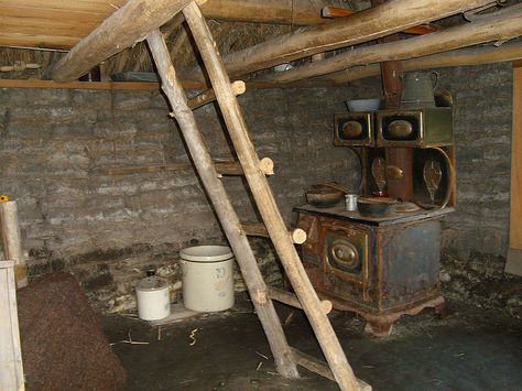 Inside a Sod House | Recent Photos The Commons Getty Collection Galleries World Map App ... Prairie Kitchen, Pioneer Homestead, Sod House, Hellen Keller, Pioneer House, Pioneer Days, Pioneer Day, Pioneer Life, Prairie Home