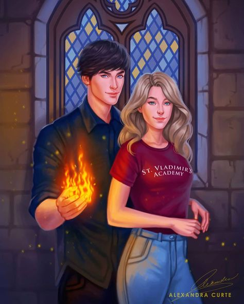 Loving Painting, Vampire Academy Rose, Vampire Academy Books, Christian Ozera, Vampire Academy Movie, Bloodlines Series, Richelle Mead, Stella Winx, Vampire Party