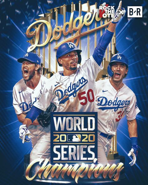 🚨 Dodgers Win World Series 🚨 | Bleacher Report Dodgers World Series 2020, Dodgers Poster, Baseball Wallpapers, Dodgers World Series, Dairy Snacks, Let's Go Dodgers, Dodgers Win, Dodgers Nation, Baseball Wallpaper