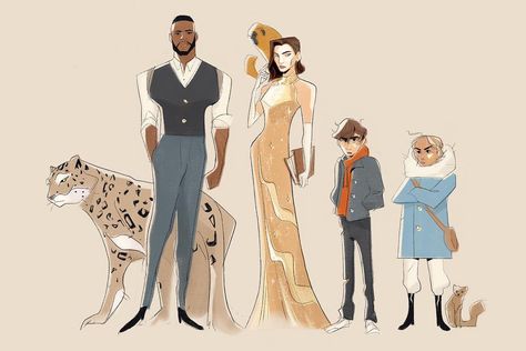 Every couple years I go through a big ‘His dark materials’ phase and I draw all the characters all over again so here have a Winston Duke-… Mrs Coulter, Lord Asriel, The Book Of Dust, His Dark Materials Trilogy, Tech Girl, Dark Materials, The Golden Compass, Heroic Fantasy, His Dark Materials