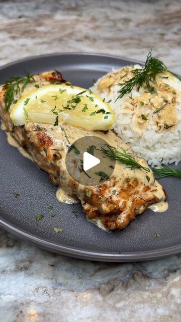 Gabrielle. on Instagram: "This Salmon with a Lemon Dill Cream Sauce will have people thinking you’re a professional in the kitchen! 🤭Find out how to make your own, below ⬇️

Salmon Seasonings
- 4-5 Salmon filets
- A little Avocado oil (or oil of choice) 
- 1/2 tbsp Garlic powder
- 1/2 tbsp Onion powder
- 1/2 tsp Smoked Paprika
- 1/2 tsp Thyme
- 1/2 tsp Ground Mustard 
- Salt + Pepper to taste

Sauce Ingredients 
- 1 medium Shallot, diced
- 4 cloves Garlic, minced
- 1 cup Heavy Cream
- 1/3 cup White Wine (used Pinot Grigio) 
- Juice from 1/2 Lemon 
- 2 tbsp Dijon Mustard
- 1 tbsp Unsalted Butter
- 2 tbsp Dill, freshly chopped
- Seasonings to taste: Salt, Garlic + Onion powder, and Paprika 

1. Lightly drizzle avocado oil over your salmon and distribute the seasonings over all 4 filets. Rub Lemon Dill Cream Sauce, Avocado Fish, Dill Cream Sauce, Salmon Recipes Baked Healthy, Salmon Filets, People Thinking, Lemon Dill, Salmon Seasoning, Ground Mustard