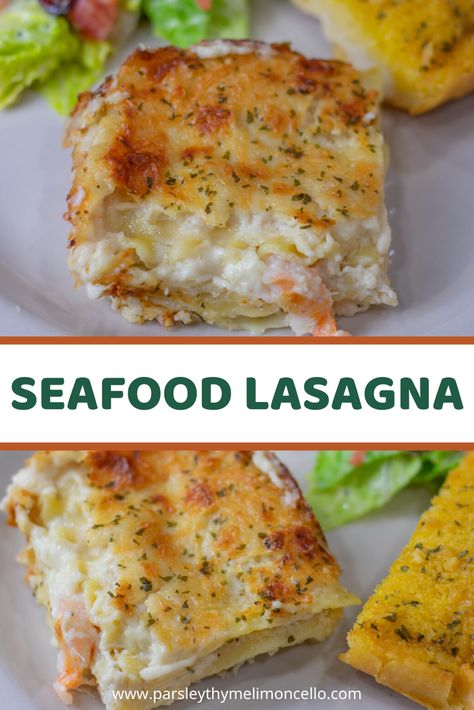 Crab And Shrimp Lasagna, Dishes With Crab Meat, Creamy Seafood Lasagna, Marry Me Seafood Lasagna Recipe, Seafood Lasagna Recipe Best, Giada De Laurentiis Lasagna Recipes, White Crab Meat Recipes, Crab Lasagna Recipes, Seafood Lasagna Recipe White Sauce