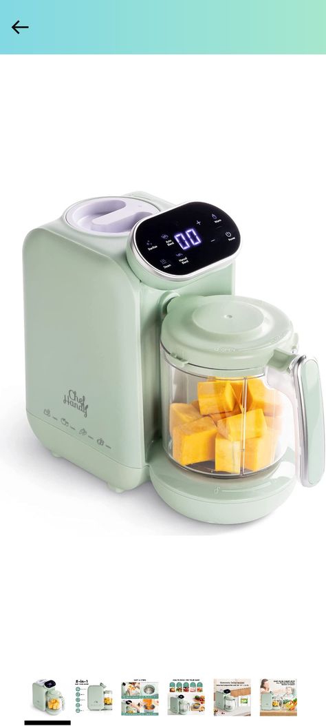 Baby Food Maker, 5 in 1 Baby Food Processor, Smart Control Multifunctional Steamer Grinder with Steam Pot, Auto Cooking & Grinding, Baby Food Warmer Mills Machine Baby Food Steamer, Best Baby Food Maker, Baby Blender, Baby Food Maker, Baby Food Processor, Baby Maker, Reusable Food Pouches, Baby Food Storage, Baby Puree