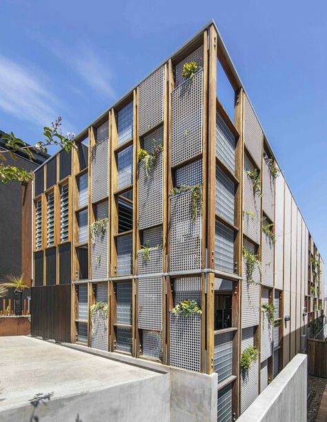 Bondi Australia, World Architecture Festival, Live Screen, Green Facade, Passive Solar Design, Screen House, Solar Design, Facade Architecture, Facade Design