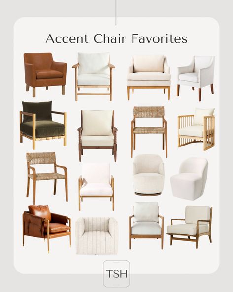 16 Of The Best Accent Chairs - The Sommer Home Modern Living Room Chairs, Best Accent Chairs, Accent Chairs Living Room, Modern Accent Chairs, Chairs Living Room, Living Room Arrangements, Small Accent Chairs, Chair Ideas, Living Room Chair