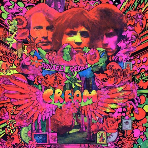 15 Trippiest Album Covers, From Pink Floyd to OutKast | Billboard Disraeli Gears, Martin Sharp, Rock Album Cover, Sunshine Of Your Love, Greatest Album Covers, Led Zeppelin Ii, Ginger Baker, Jack Bruce, Rock Album Covers