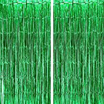 Door Streamers, Streamers Party, Rain Curtain, Streamer Party Decorations, Christmas Party Backdrop, Football Party Decorations, White Party Decorations, Jungle Party Decorations, Green Tinsel