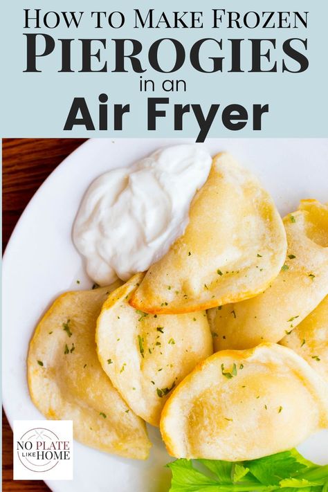 Recipes Using Frozen Pierogies, Air Fryer Pierogies, Airfry Recipes, Frozen Pierogies, New Air Fryer Recipes, Pierogi Recipe, Multi Cooker, Air Fried Food, Scrumptious Food