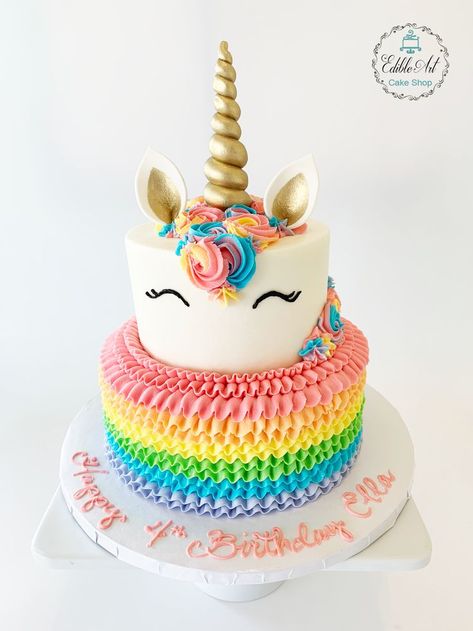 Dutch Phrases, Cake 5, Unicorn Birthday Cake, Birthday Inspo, Hors D'oeuvres, Rainbow High, Unicorn Cake, Unicorn Birthday, 7th Birthday