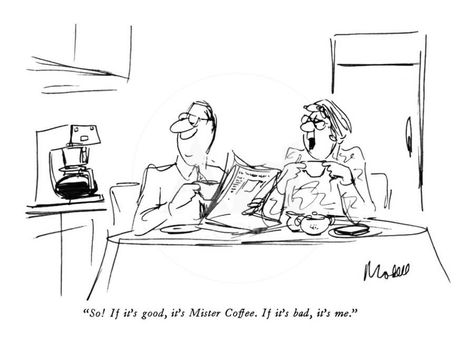 Attribution Theory, 3rd Dimension, Learned Helplessness, Mr Coffee, Good Art, New Yorker Cartoons, Great Inventions, Giclee Painting, Daily Funny