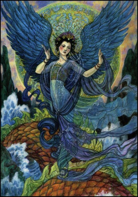 Rebecca Guay | Rebecca Guay — Angel of Dreams Rebecca Guay, Magic: The Gathering, Angels Among Us, Angels And Demons, Fairy Angel, Angel Art, Children's Book Illustration, An Angel, Beautiful Art