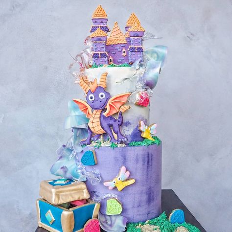 Magical Birthday Cake, Happy 20th Birthday, Magical Birthday, Spyro The Dragon, 20th Birthday, The Dragon, R A, Diaper Cake, Cake Toppers