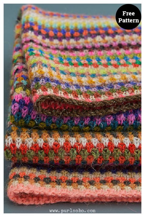 The Incredible Blanket Free Knitting Pattern Knitting Patterns Free Blanket, Stash Buster, Purl Soho, Knit Throw, Knitted Afghans, Blanket Knitting, Pink Bird, Blanket Knitting Patterns, Beautiful Knitting