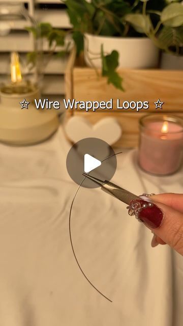 Encharm Kits on Instagram: "Master the art of perfect wire-wrapped loops with this quick tutorial! 💜✨ 

#diy #tutorial #beadedjewelry #craftkit #encharm" Wire Loop Tutorial, Wire Wrapping Techniques, Handmade Jewelry Diy, Craft Kits, Wire Wrapping, Beaded Jewelry, Handmade Jewelry, Jewelry Making