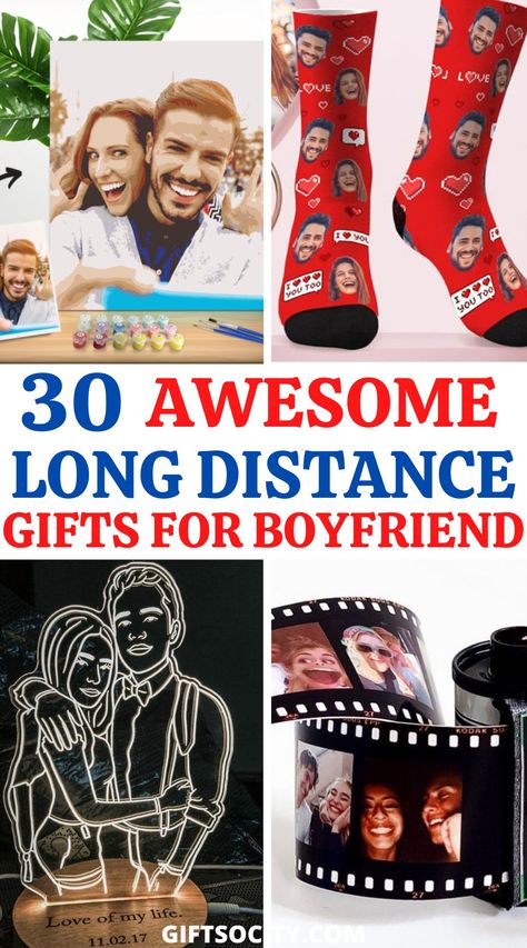 Long Distance Gift Ideas, Long Distance Relationship Gift Ideas, Long Distance Birthday, Valentines Day Gifts For Him Boyfriends, Christmas Gift For Your Boyfriend, Special Gifts For Him, Long Distance Boyfriend, Boyfriend Personalized Gifts, Distance Relationship Gifts