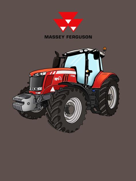 "Massey Ferguson Tractor Red Tractor" T-shirt for Sale by Neebotha | Redbubble | tractor t-shirts - tractors t-shirts - farm t-shirts Massey Tractor, Tractor Drawing, Tractor Logo, Ferguson Tractor, Wedding Dress Suit, Massey Ferguson Tractors, Farm Tshirt, Farm Paintings, Red Tractor