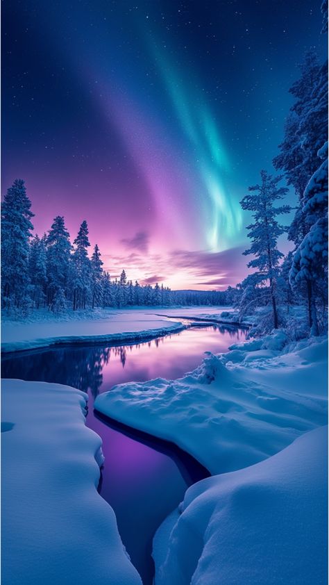 Finland Scenic Views Nature Wallpapers Travel Inspo Snow Northern Lights, Northern Light Aesthetic, Finland Wallpaper Iphone, Alaska Wallpaper Iphone, Velaris Phone Wallpaper, Christmas Nature Wallpaper, Northern Lights Aesthetic Wallpaper, Lapland Finland Aesthetic, Christmas Night Aesthetic