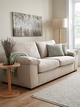 Home Decor: Transform Your Sanctuary 2 Seater Sofas Ideas Living Room, Living Room Sofa 3+2, Beige And Colour Living Room, Cream 2 Seater Sofa, Grey Sofa And Cushions, Cream Coloured Sofa, Cushions On Beige Sofa, Next Sofa, 2 Seater Sofa Living Rooms