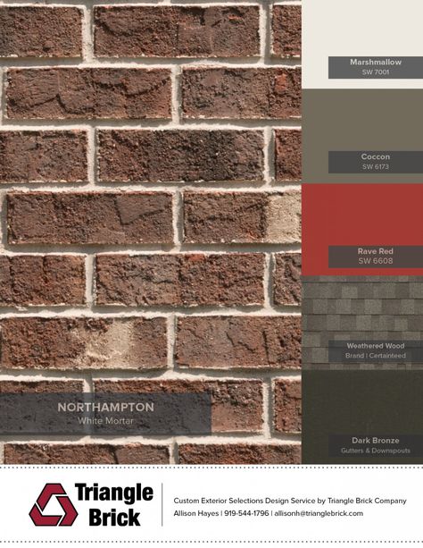 Blog | Triangle Brick Exterior Brown Brick House Colors, Paint Colors That Compliment Brown Brick, Dark Brown Brick House Exterior Color Schemes, Siding With Brown Brick, Brown Brick Exterior Color Scheme, Dark Brown Brick House Exterior, Brown Brick House Exterior Color Schemes, Tan Brick House Exterior Color Schemes, Brown Brick House Exterior