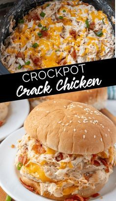 Crockpot Crack Chicken Crockpot Million Dollar Chicken, Crock Pot Recipes 8-10 Hours, Single Crockpot Meals, Super Bowl Crockpot Recipes, Million Dollar Chicken Crockpot, Crockpot Game Day Recipes, College Crockpot Recipes, Cockpit Chicken Recipes, Crockpot Chicken Recipes Comfort Foods